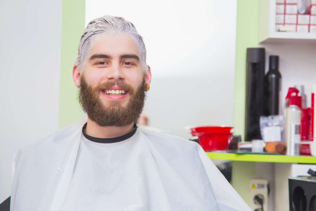 Farbowanie włosów męskich