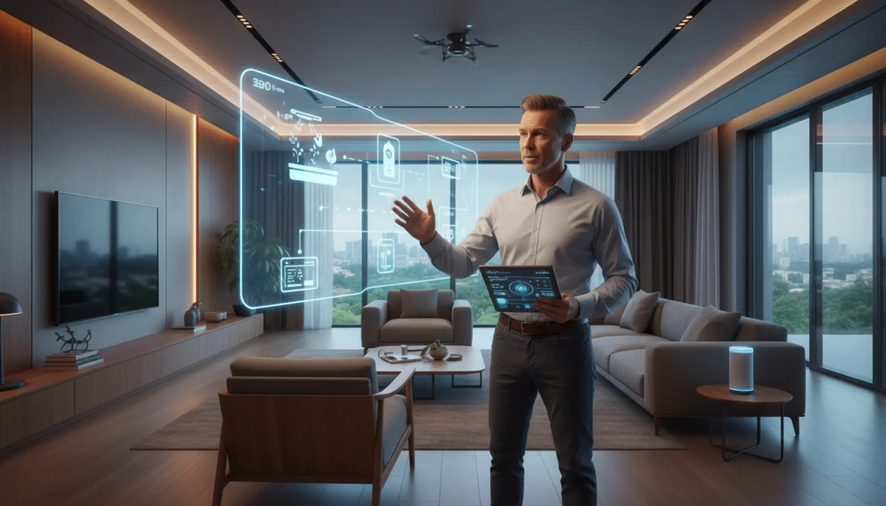 nowoczesny smart home inteligentne gadżety bezpieczeństwo automatyzacja