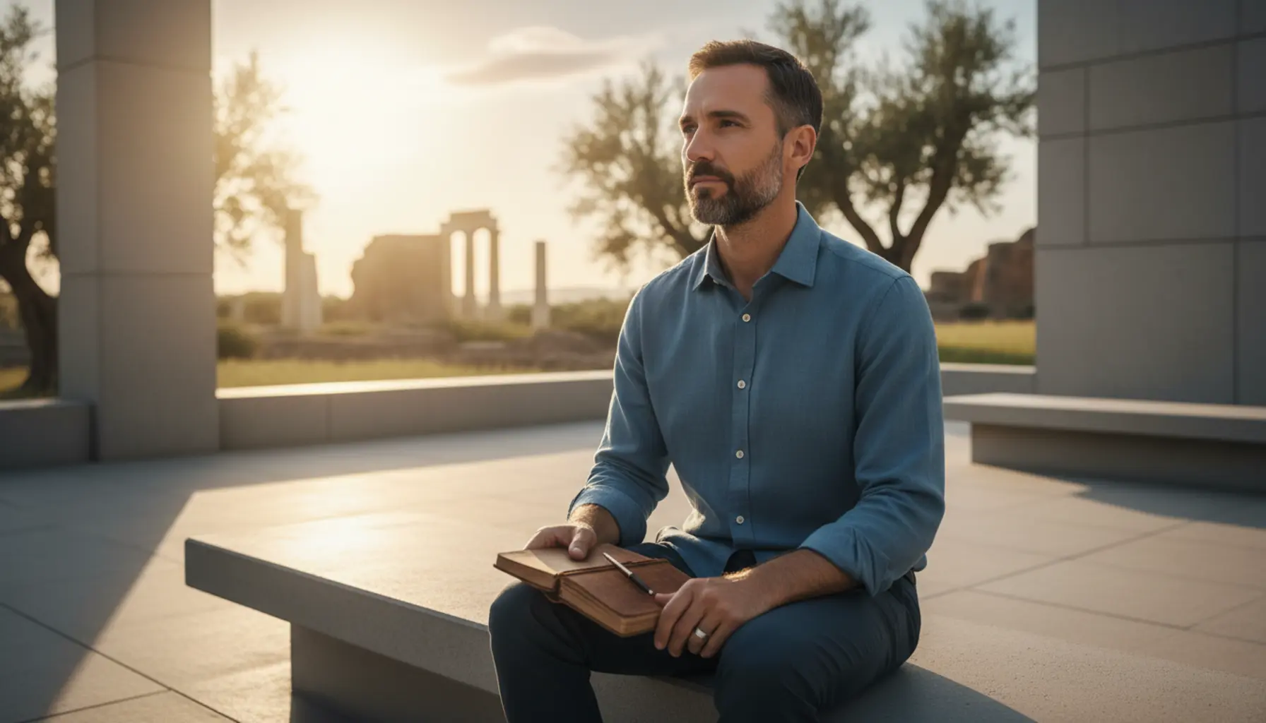 Stoicism philosophy of calm and control in everyday life